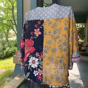 Umgee XL Bohemian Beauty with floral and stripes!